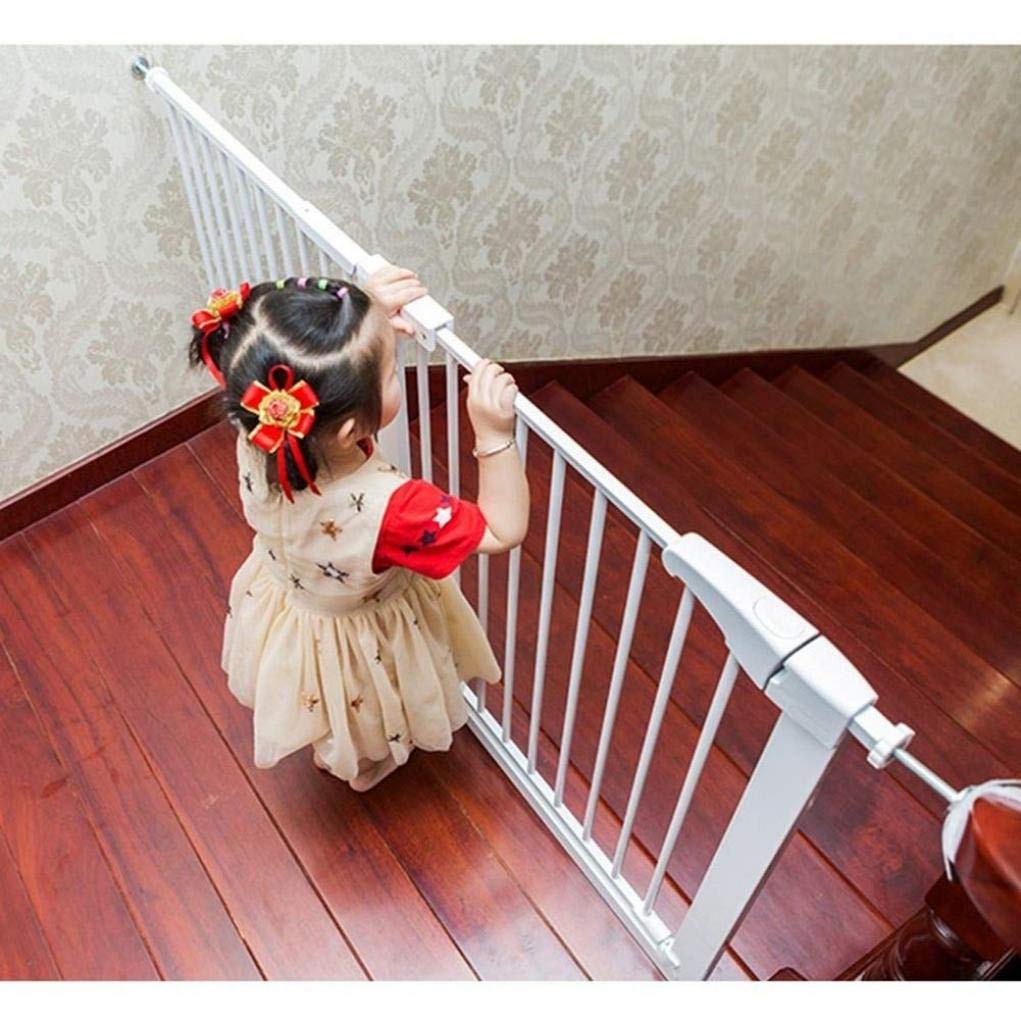 白 ベビーゲート  リブハウス 拡張可能 ベビーゲート 拡張型 76〜148cm 拡張パーツ3枚付き ホワイト 突っ張り