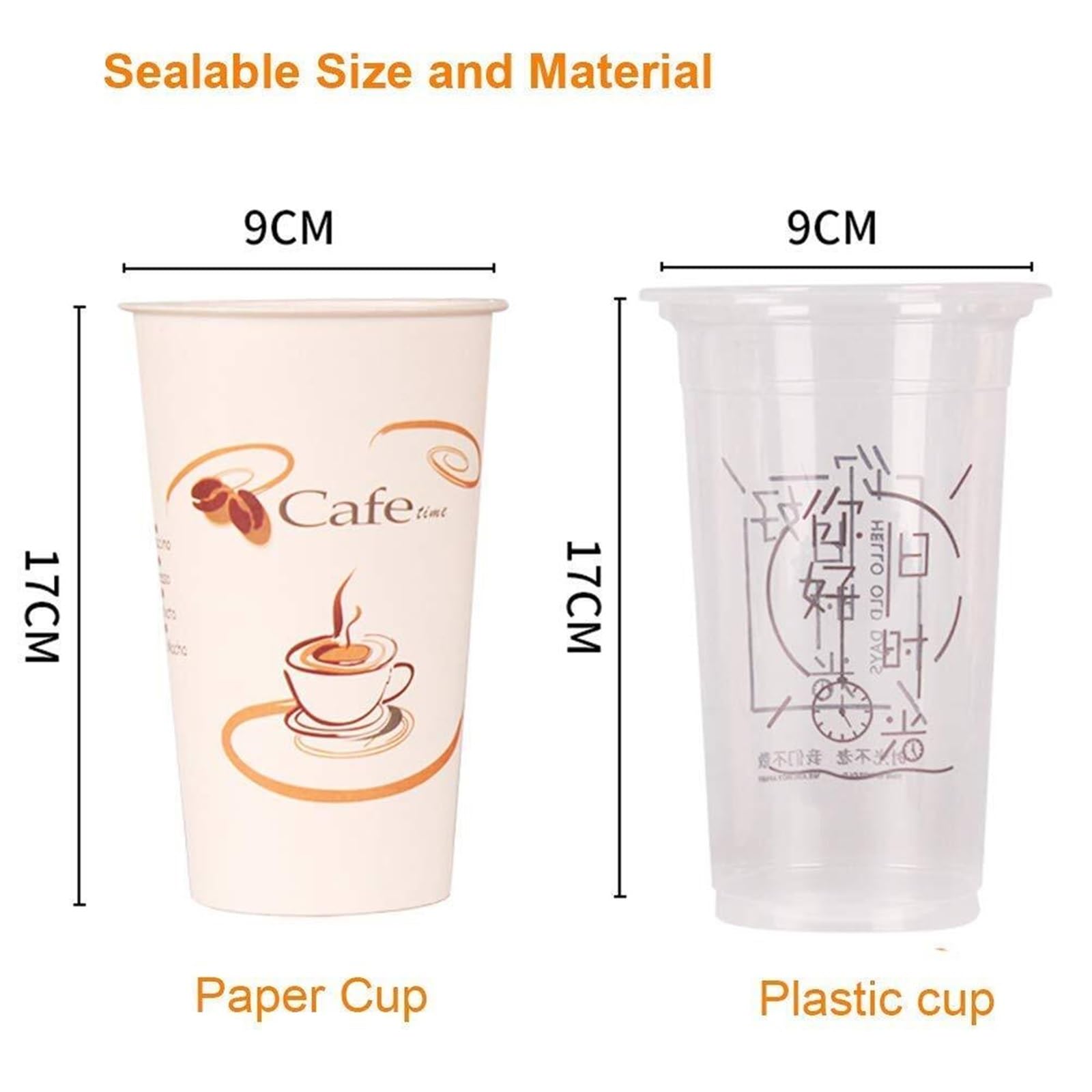 Selladora Eléctrica Semiautomática De 220 V Y 270 W For Vasos De Plástico Té Y Bebidas 300 Tazas/h For Café Leche Té Y Batidos