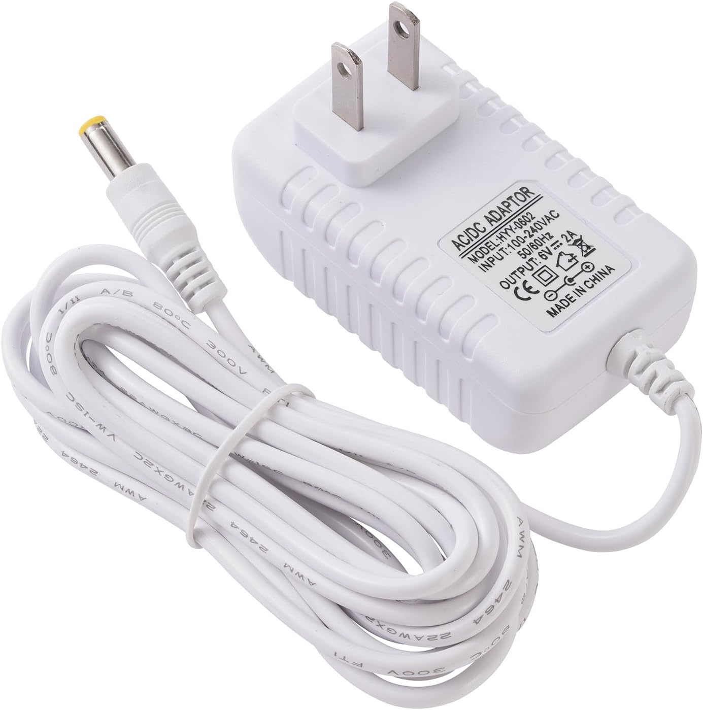 CSDWELL 10FT Baby Swing Power Cord,6V Baby Swing Charge Replacement for Ingenuity