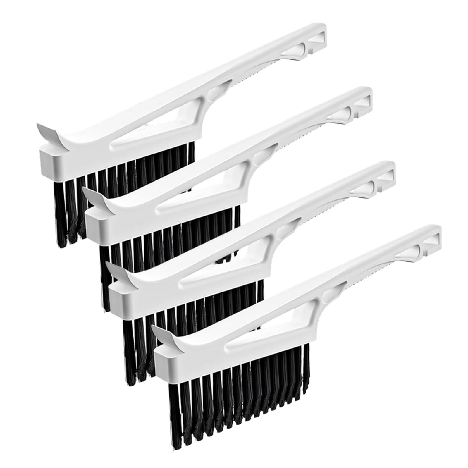 Kalttoy Multicolor Space Saving Crevices Brush With Abrasive Bristles Perfect For Sink Edges Grout Lines Cleaning Without Bending Over Ergonomic Handle Crevices Brush
