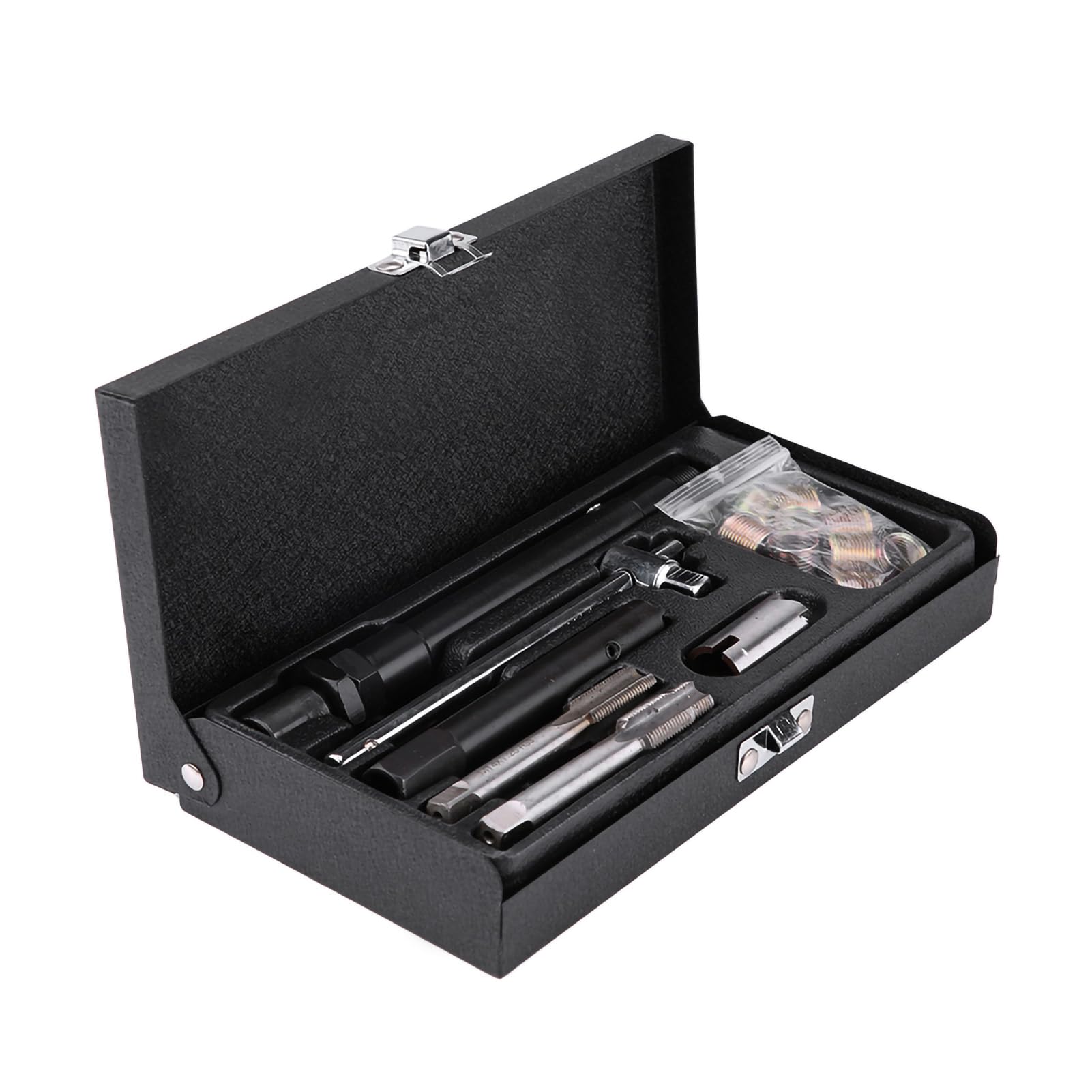 Keenso Kit di Riparazione Candele per Auto da 25 Pezzi con Custodia, Configurazione a Candela Profonda, Lunga Durata, Facile da Usare, Adatto per Motori a Gas di Camion per Auto