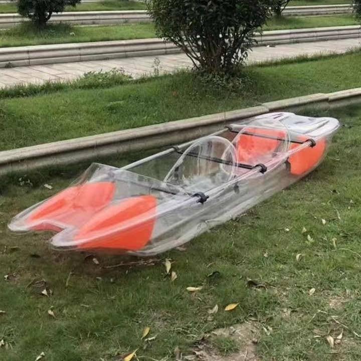 Clear Transparent 2 Person 11ft. Lake River Kayak Canoe NEW