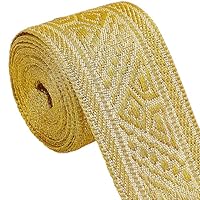 Nastro Jacquard In Poliestere 4.6m - Motivo Triangolare Con Bordo Pizzo Per Cucito E Decorazioni - Foto 9