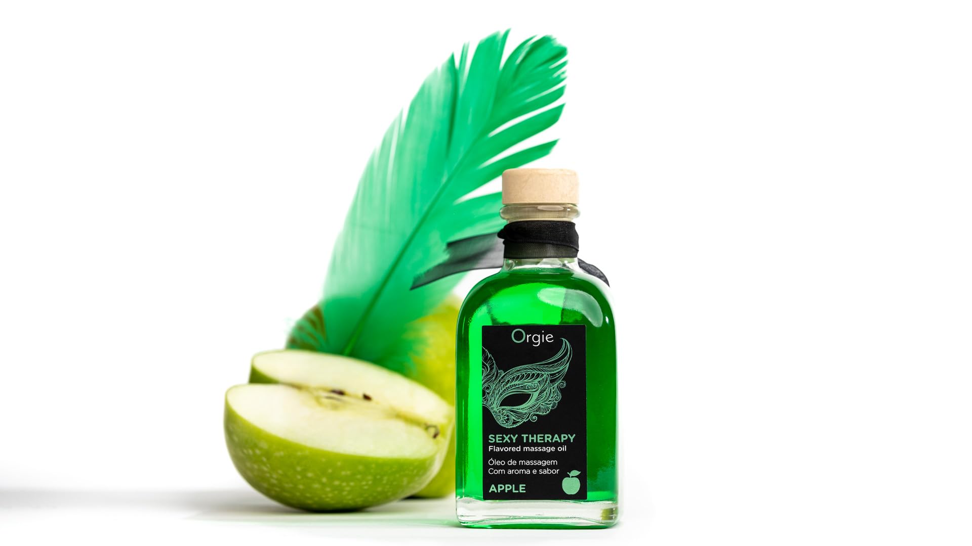 Orgie Aceite de Masaje Besable | Sexy Therapy Apple | Set 100ml con Pluma