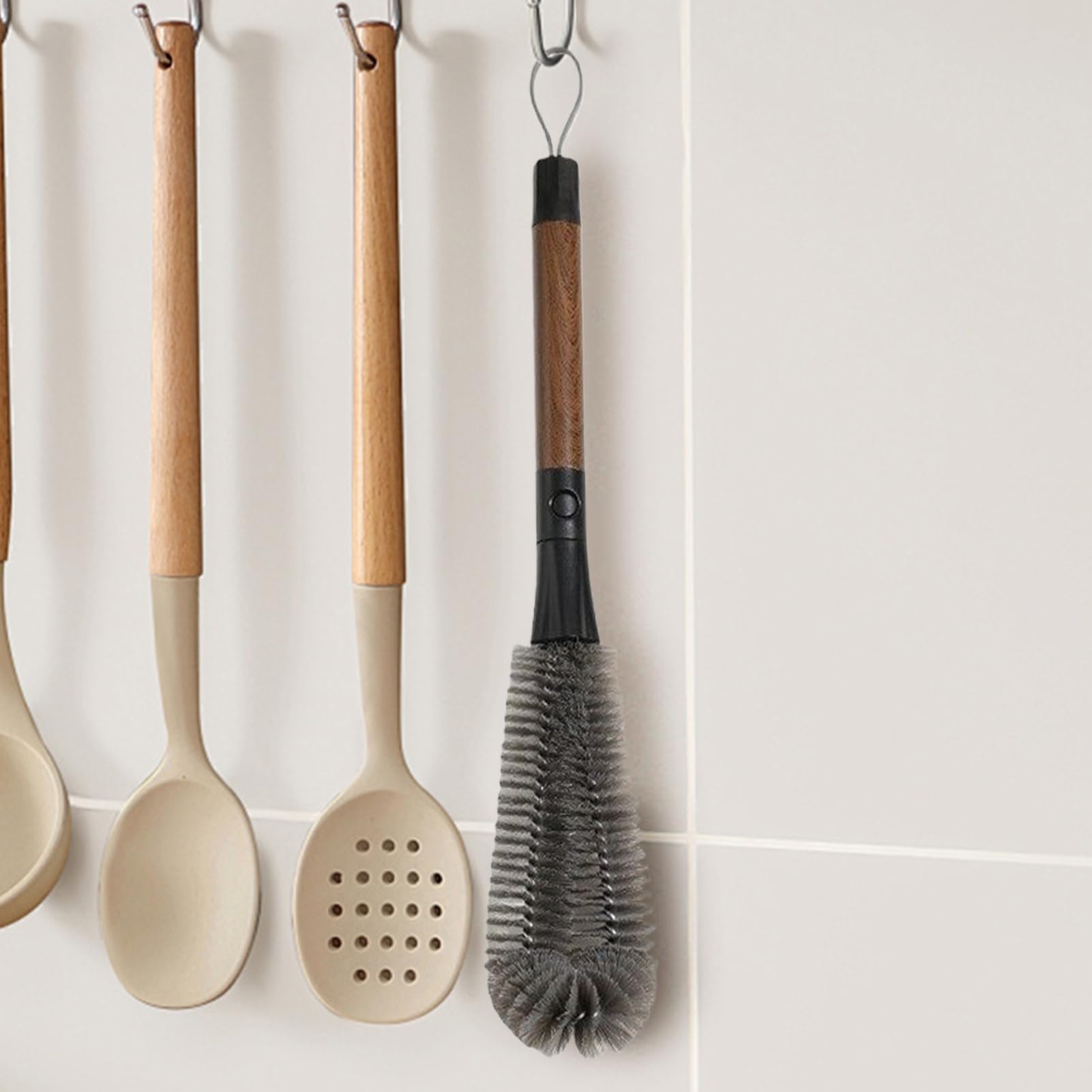 Spazzola Pulizia Bottiglie Setole Morbide Spazi Stretti Scrubber