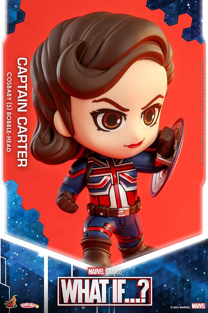 Hot Toys What If.? Cosbaby (S) Captain Carter Figure 10cm