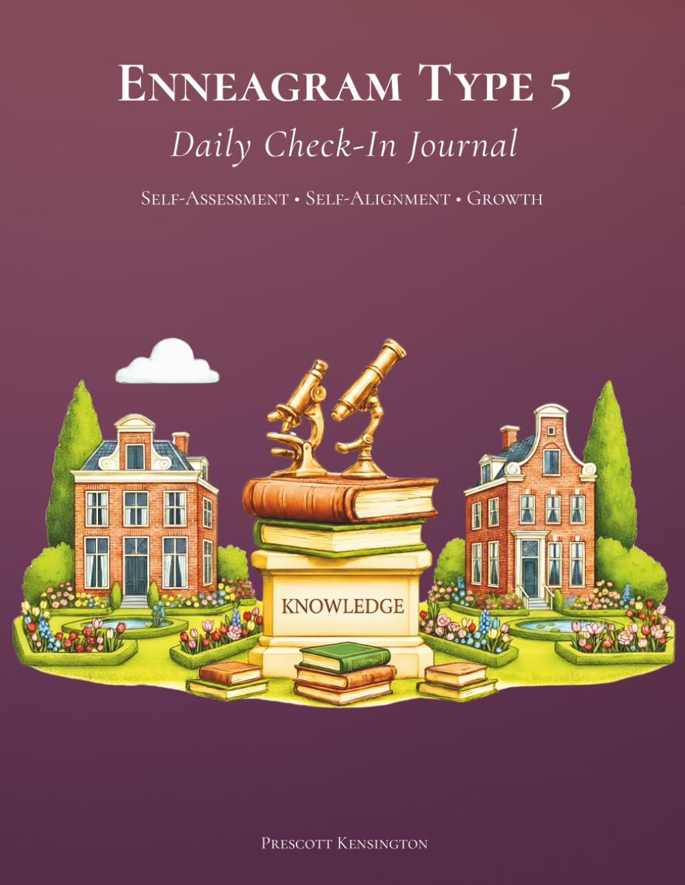 Enneagram Type 5 - Daily Check-In Journal: Self-Assessment • Self-Alignment • Growth