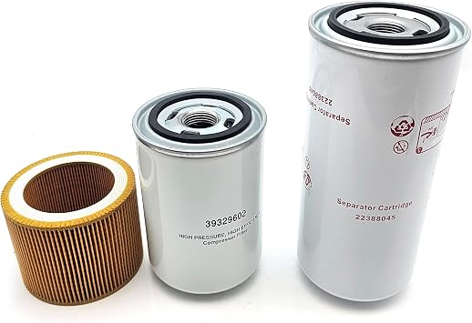 Filter Kit For Ingersoll Rand Air Compressor 5 to 15 HP UP6-Series Separator 22388045 Oil Filter 39329602 Air Filter 88171913