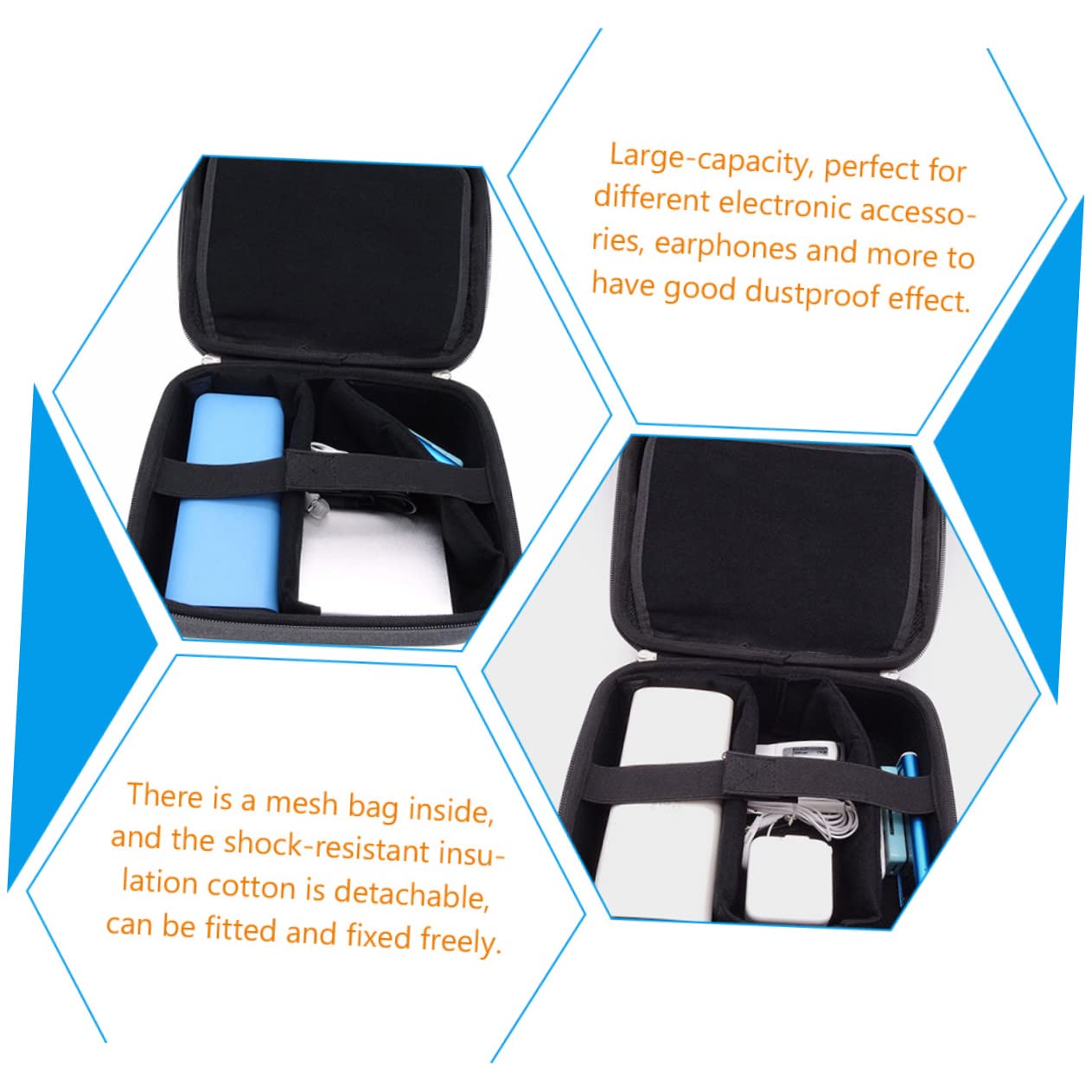 Homoyoyo Custodia Per Accessori Da Viaggio Organizer Per Cavi Da Esterno Borsa Per Organizer Elettronico