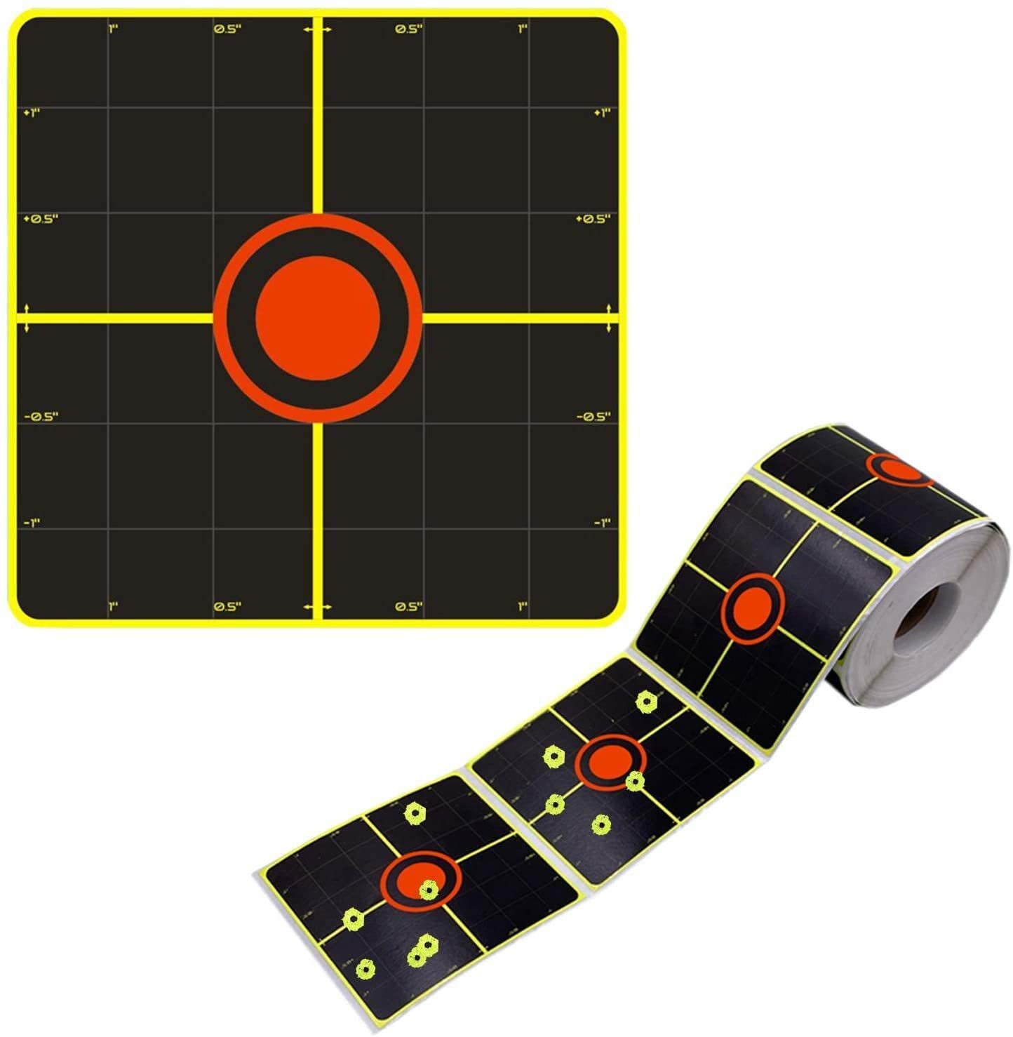 Ericetion Light Shooting Splatter Target Stickers Roll Pasters Practice Shooting Training Splatter Target Paper For Borsighting & Zeroing In Your Optics Rifle Scope