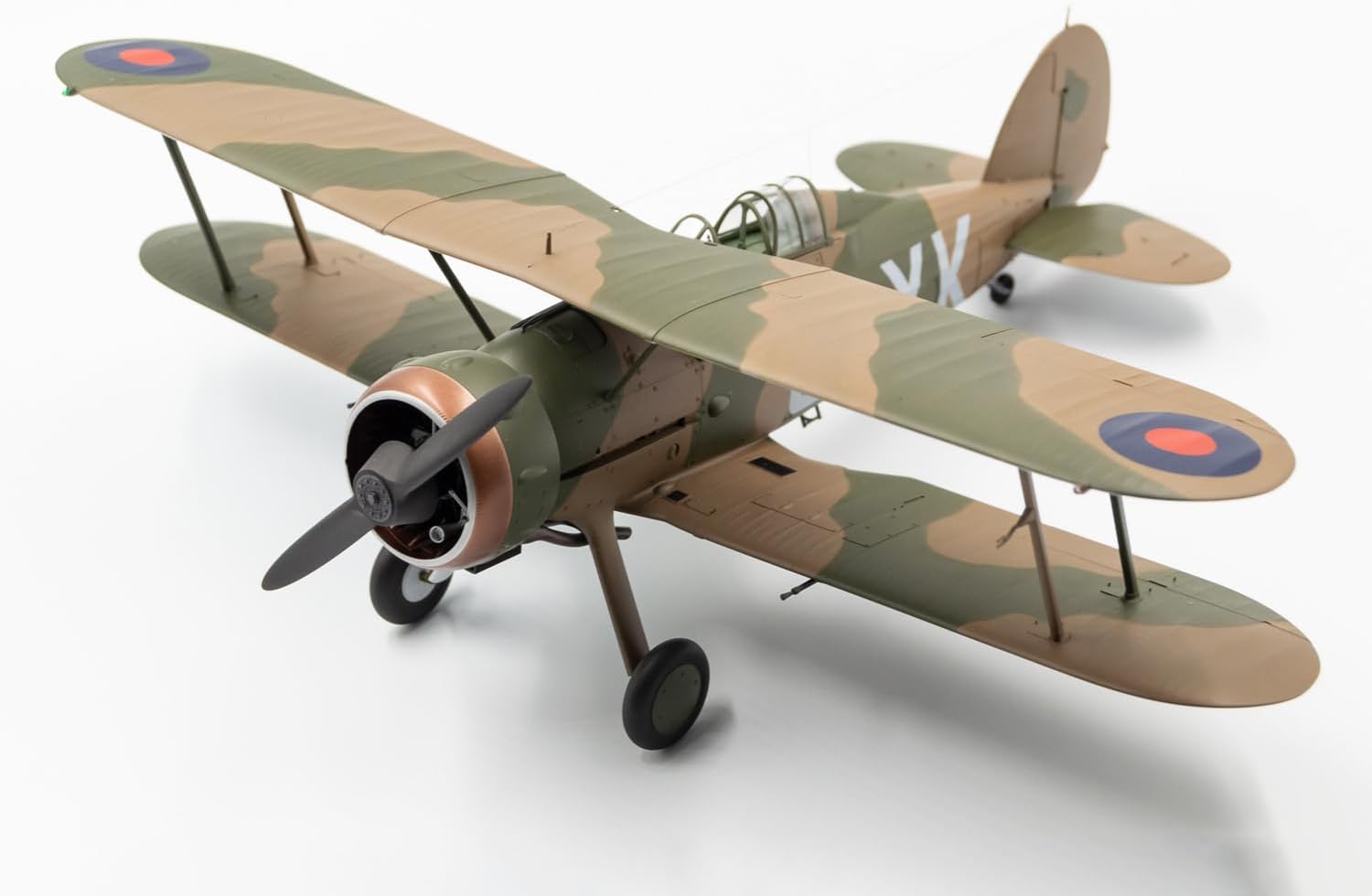 ICM ICM32040 1:32-Gloster Gladiator Mk.I, WWII British Fighter SkyBlue