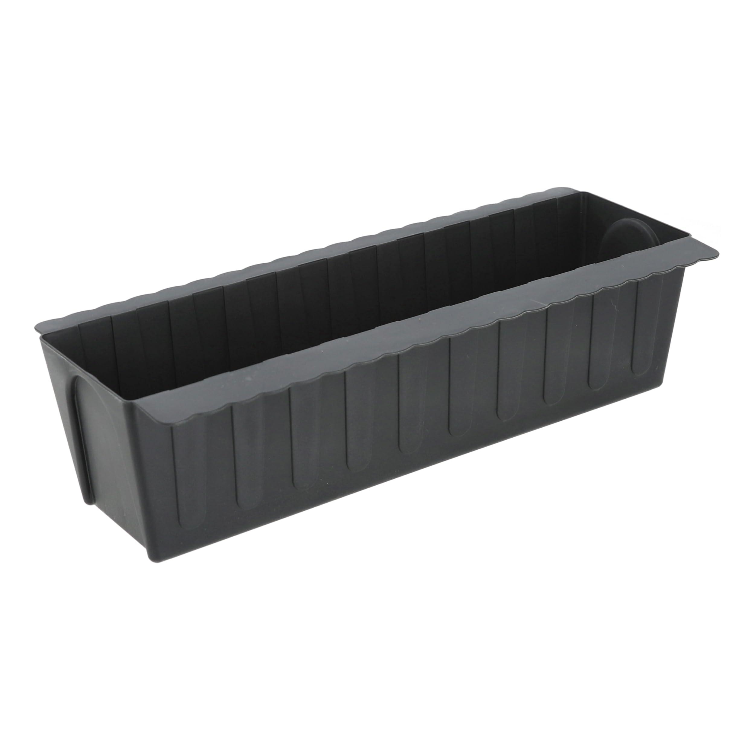 MC-Trend Juego de 6 maceteros para palés, jardineras para palés europeos, maceteros de plástico, diseño de ola (6 unidades)