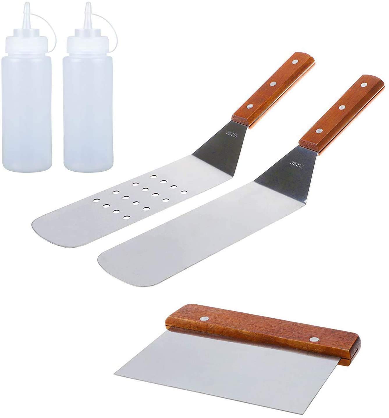 Buy 5 Piece Professional Grade Stainless Steel BBQ Grill and Griddle