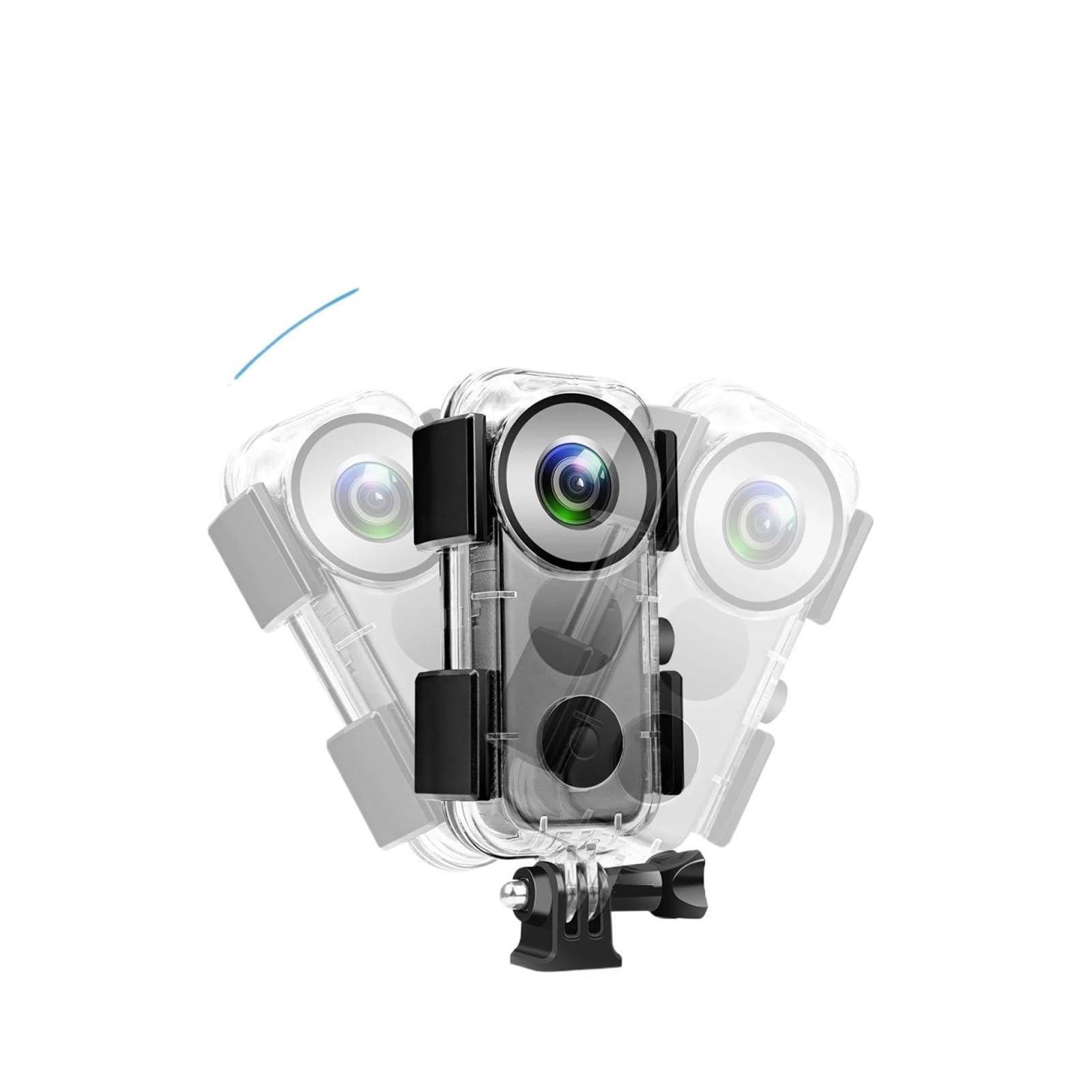 Custodia protettiva for fotocamera subacquea con custodia subacquea da 30 M | La copertura protettiva impermeabile si adatta alle fotocamere sportive, ideale for le immersioni