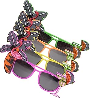 4 Pçs Óculos De Maquiagem Óculos De Sol Baile De Formatura Óculos De Sol De Praia Óculos De Festa Flamingo Decorações De Festa Óculos De Óculos Para Baile De Havaiano