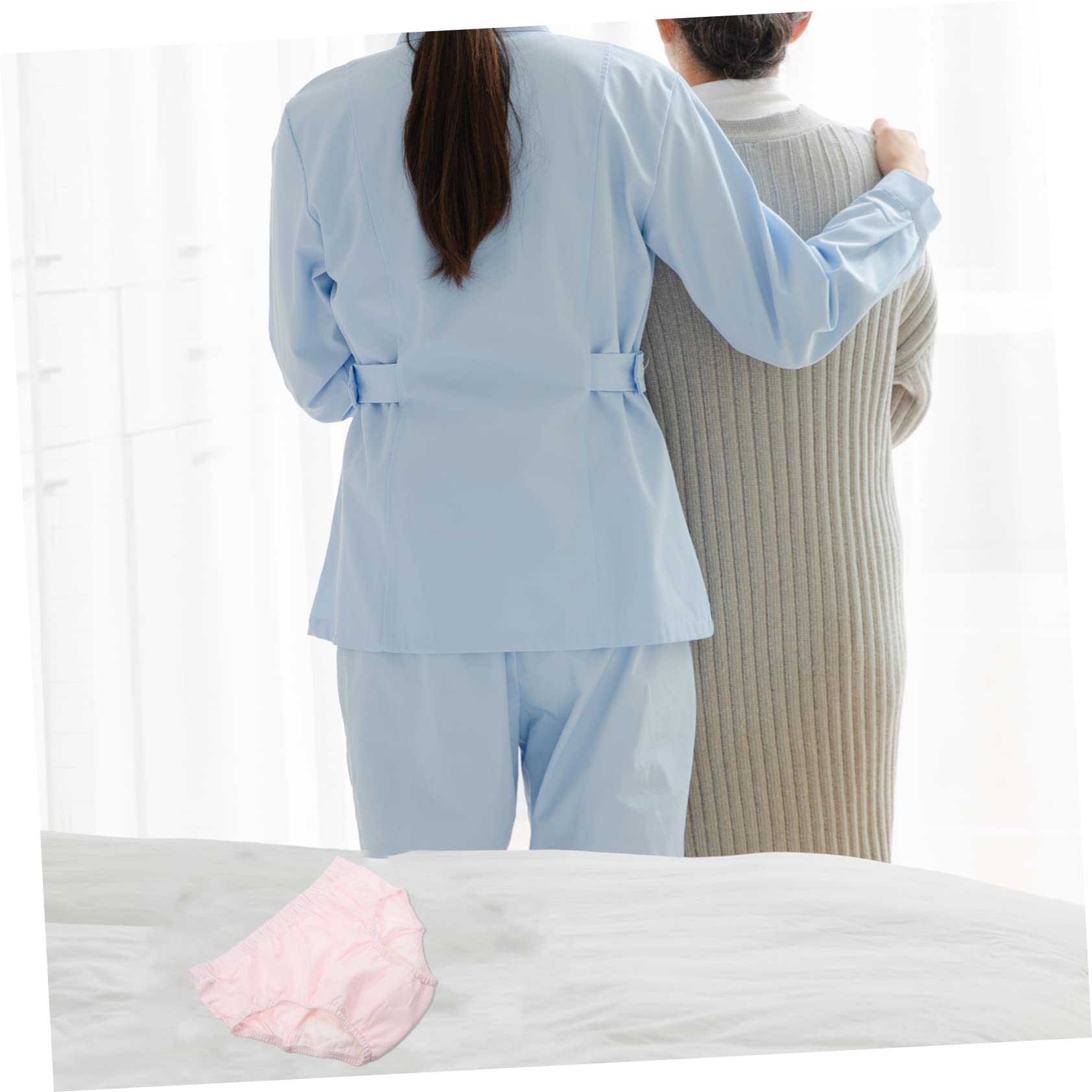 HAPINARY Waterproof Diaper for Women Adult Incontinence Underwear Reusable Breathable Washable for Elderly Men Women