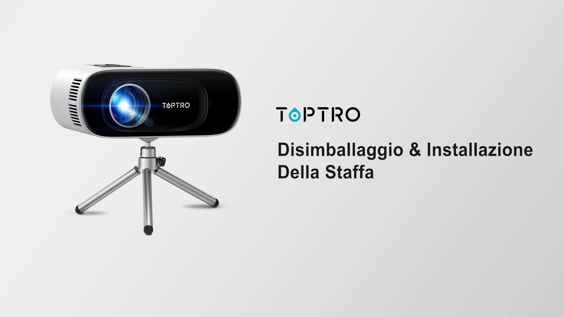 Mini Proiettore portatile, Smart Projector Auto Horizontal Correction Native 720P HD, supporta 1080P, 200 ANSI Outdoor Movie Projector Compatibile con Phone, Wi-Fi 6 BT5.2 Android 11