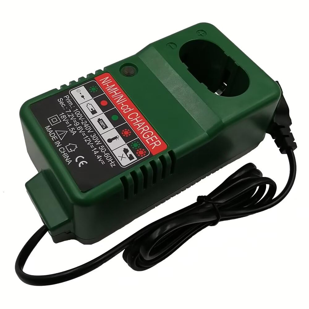 Taurus King Compatible with MAKITA 7.2V 9.6V 12V 14.4V 18V Li-ion Battery Charger 100V-240V DC1414 DC1413 DC1414F DC1414T DC1804F, MAK-CH09