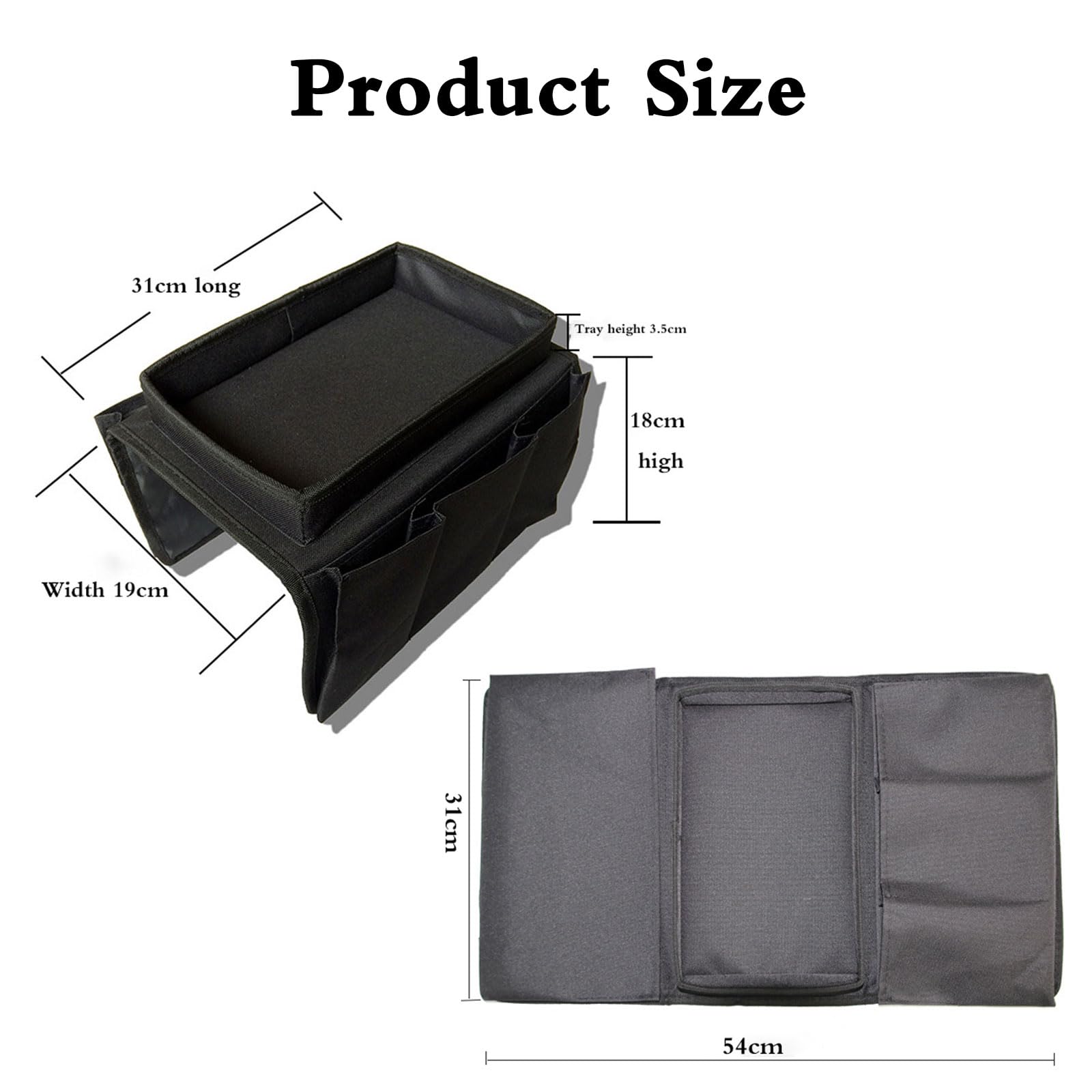 Organizzatore Divano, Sacca Portaoggetti con 6 Tasche,Tasca Porta Telecomandi, Organizer Caddy Doppia Parete, Antiscivolo per Poltrona Divano, Supporto per Custodia in Tessuto per Telefoni, libri, riv