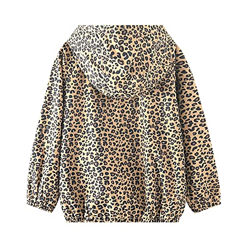 Welaken Leopard Jacket For Girls Kids & Toddler Girls' Rain Jacket Ii Little Girls'waterproof Jacket #TOP1