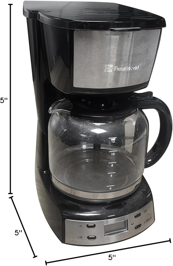 Cafetera de Goteo Programable de 10 Tazas, con Filtro Permanente y Apagado Automático miniatura 2