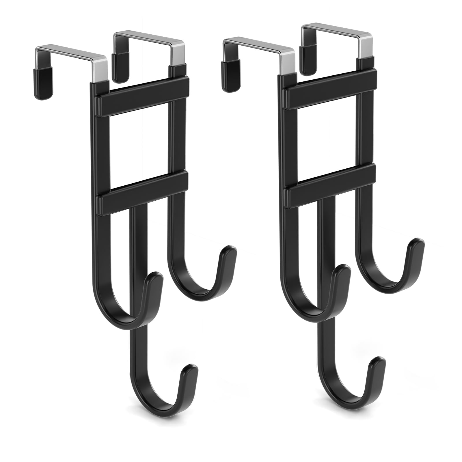 Over-the-Door Hooks - No Drill, 2 Pack -11 Over-the-Door Hooks - No Drill, 2 Pack -11