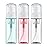 Tekson Soap Foam Bottle (60ml, 2 fl oz), Empty Travel Foaming Lash Shampoo for Cleanser, Dispenser (Clear, Pink, Green)
