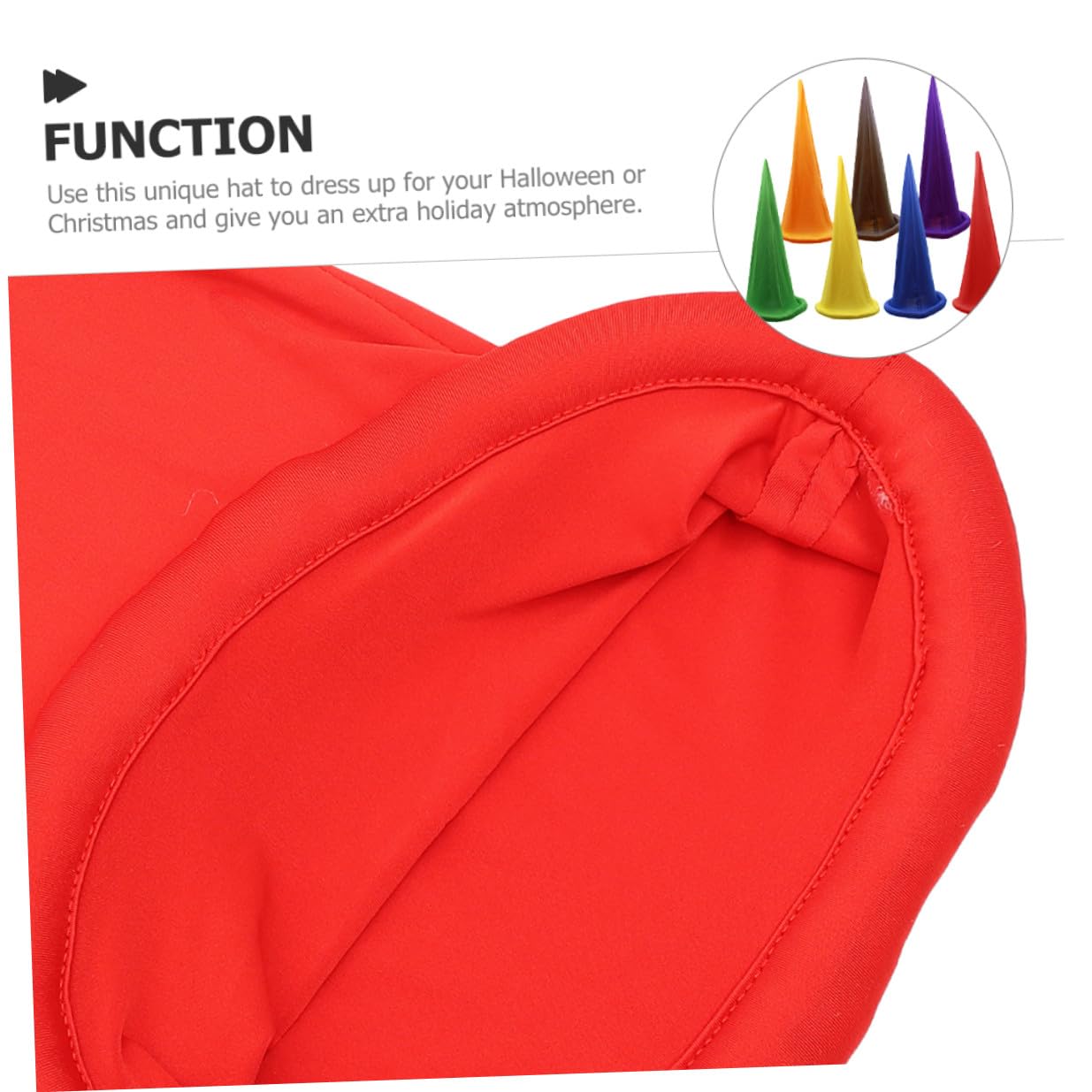 BESPORTBLE 7 Piezas Sombreros de Enanito Navideños y Accesorios para Disfraces, Tamaño Adulto, Resistentes y Reutilizables, Ideales para Fiestas de Halloween y Navidad