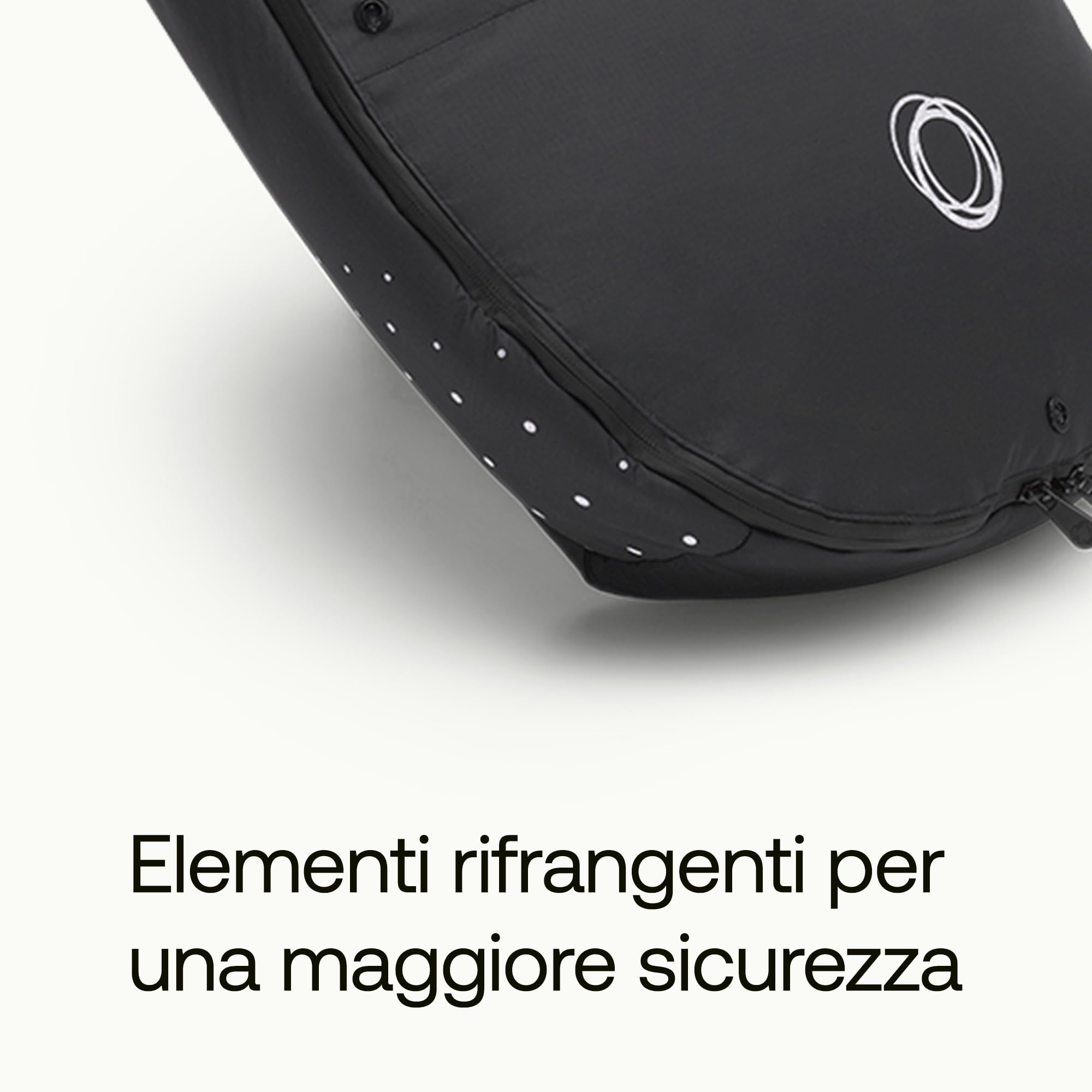 Bugaboo Sacco a Pelo Performance Invernale, Accessorio Essenziale per il Passeggino con Cappuccio, Poggiapiedi e Cerniera Bi-direzionale, Caldo e Confortevole, in Midnight Black