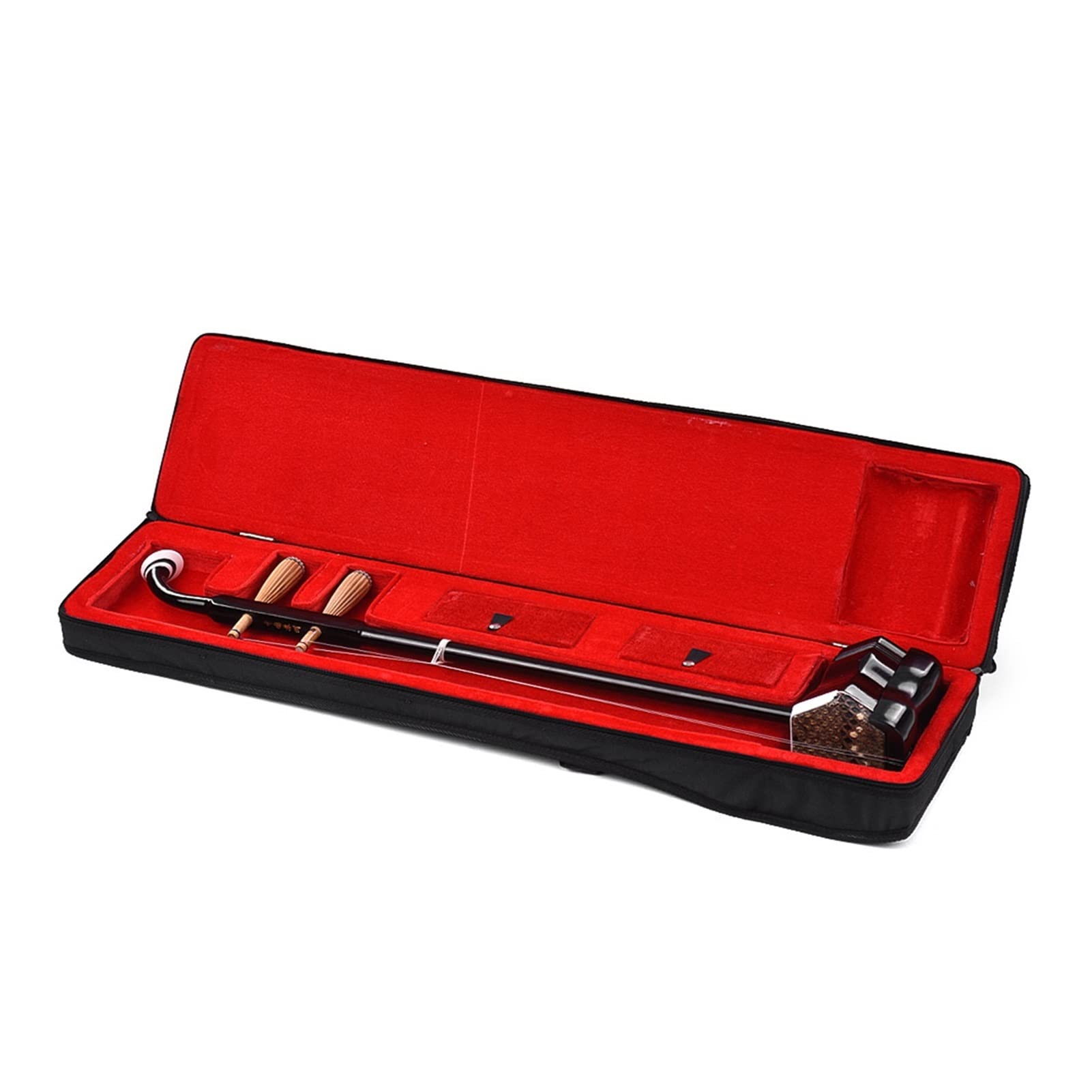 ZUZU Erhu Chinesische Geige Saited Musical Instrument Solidwood Chinesisches Traditionelles Stringinstrument Anfänger Erhu (Color : Crimson)