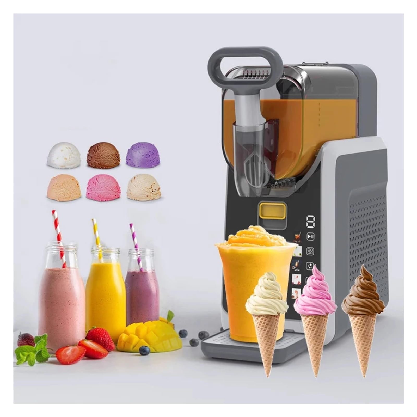 Maszyna Do Topienia Śniegu Użytku Domowego Zimnych Napojów Błota Pośniegowego Smoothie Koktajli Mlecznych Ogolonego Lodu Wysokowydajne ChłOdzenie