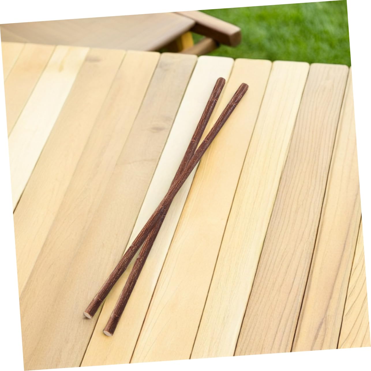Sewroro 50 Pcs Bâtonnets Décoratifs en Bois Naturel Brindilles Sèches pour Vases Projets de Bricolage Rustiques