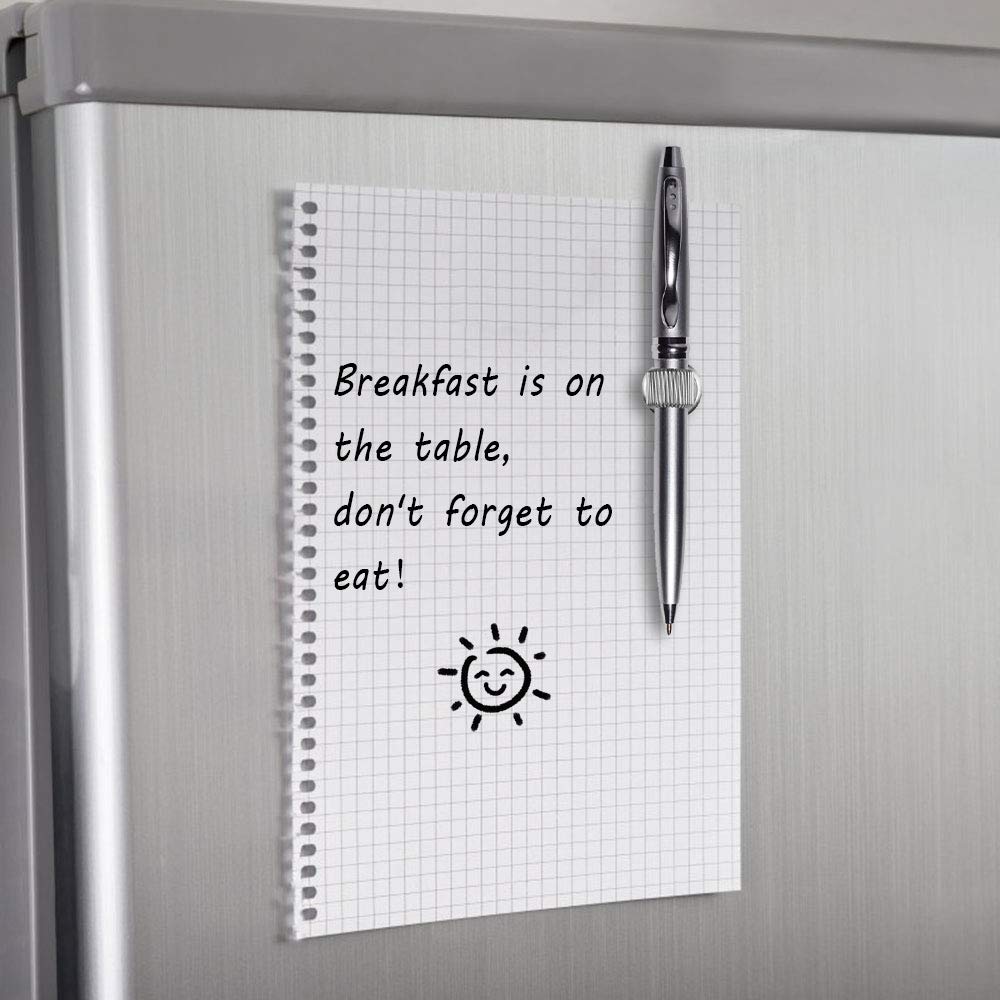 10 Clip Portapenne Magnetiche | Girevoli 360° | Per Lavagna, Frigorifero E Ufficio - Foto 3