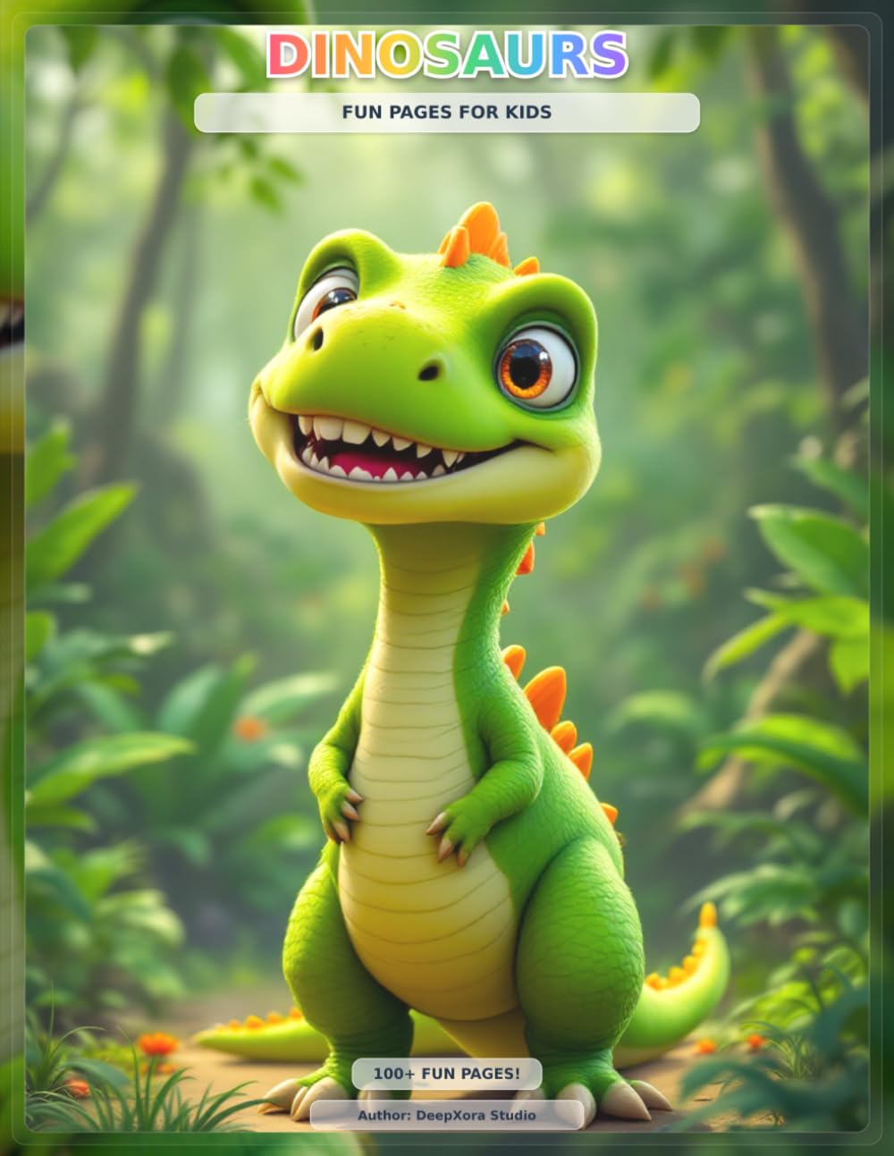 Dinosaurs: Fun pages for kids