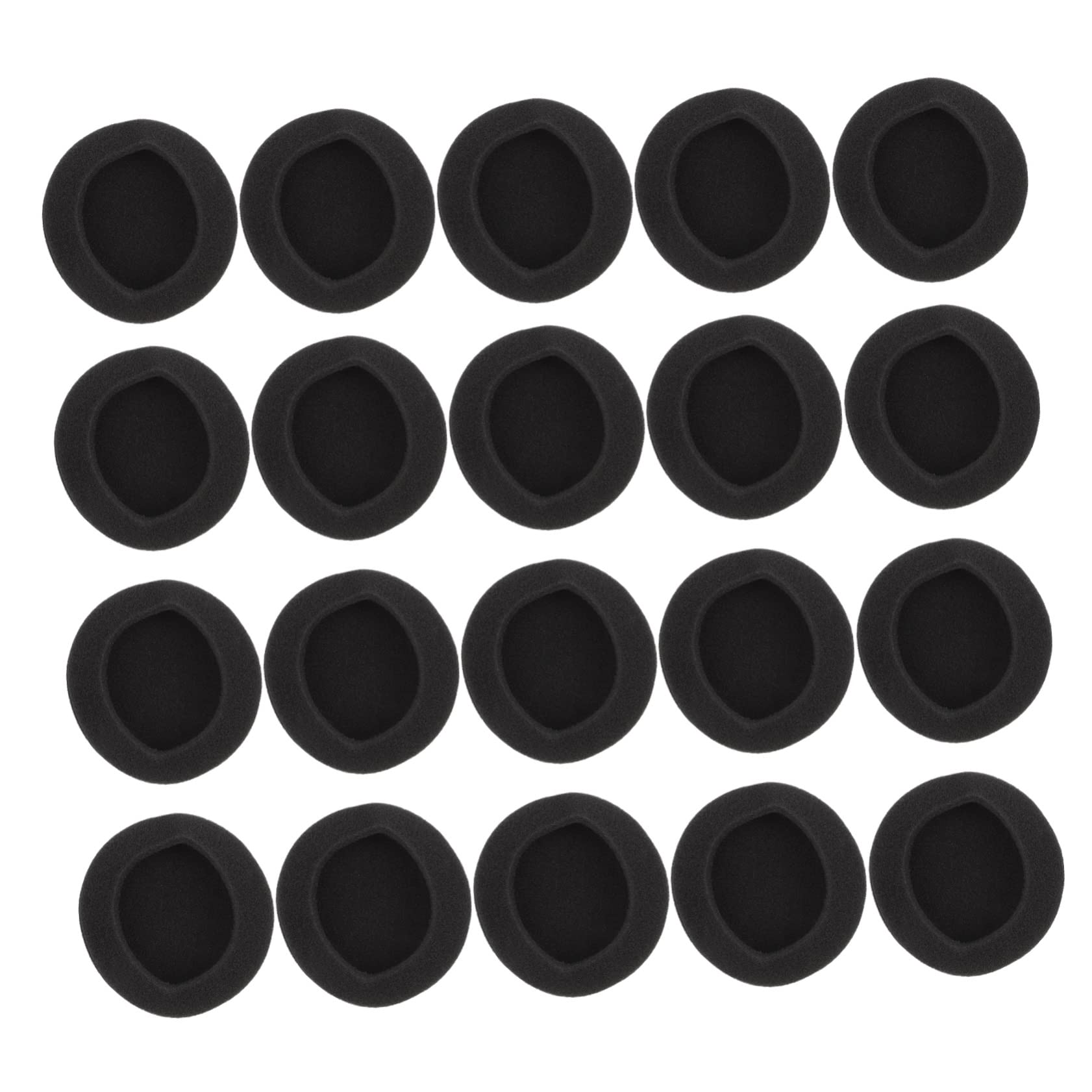 DOITOOL 20pcs Headset Earpads Cushion High Elastic for Noise Reduction Replacement Pads for Headsets Comfortable Ear Supplies