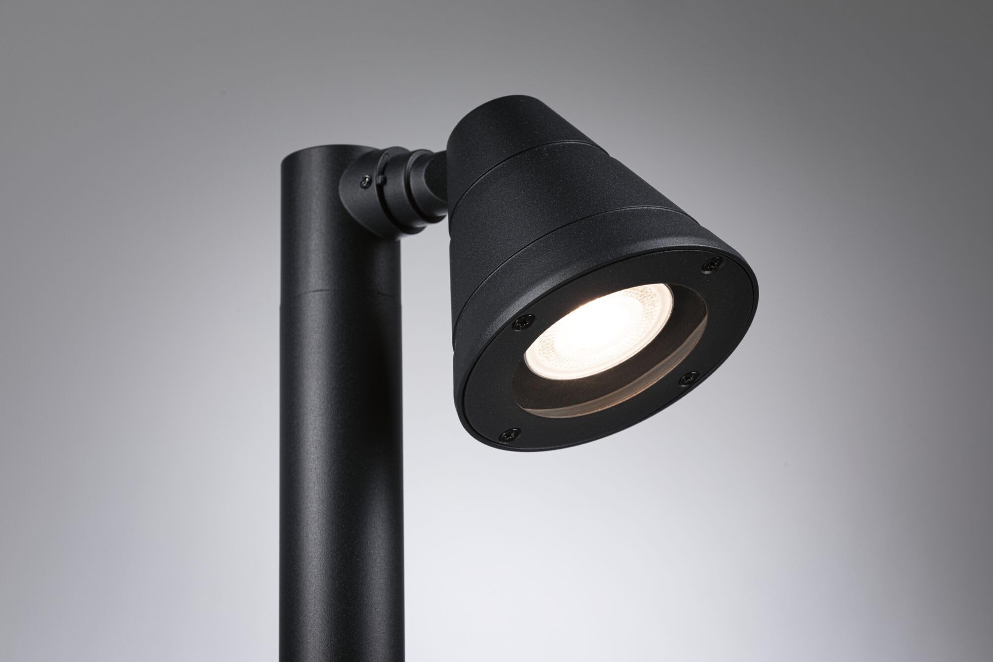 Paulmann 94735 luminaire d'extérieur borne lumineuse Trian Résistant à l'eau de mer IP44 rond 600 mm max. 35V 230V Anthracite alu sans ampoule GU10