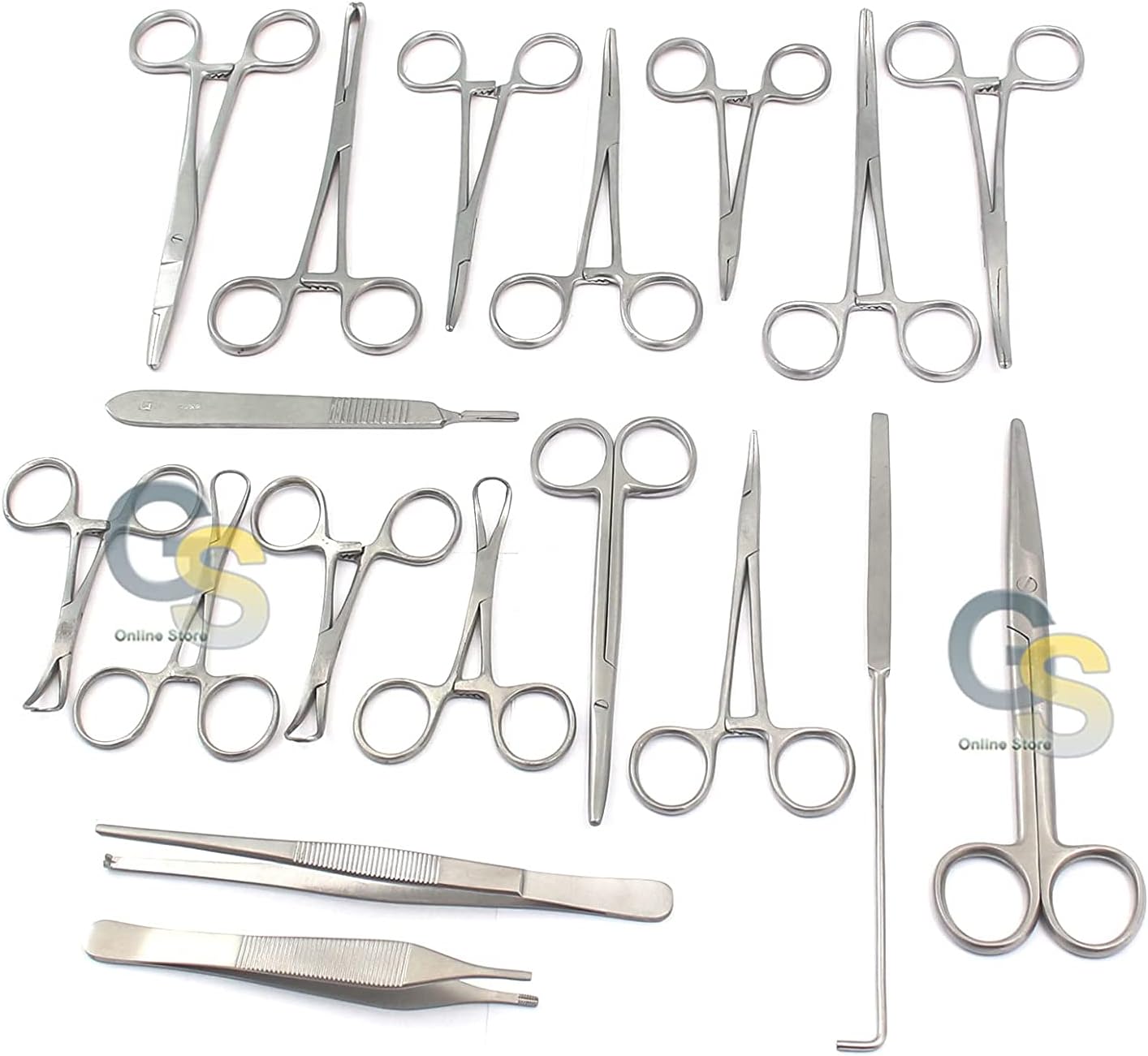 G.S Canine Spay Pack, German, 18 Instrument Set