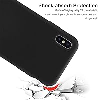 Vista 3 de FZYM - Funda para Tecno Camon 18P + protector de pantalla de vidrio templado, protector de pantalla de gel suave, carcasa negra, carcasa de silicona
