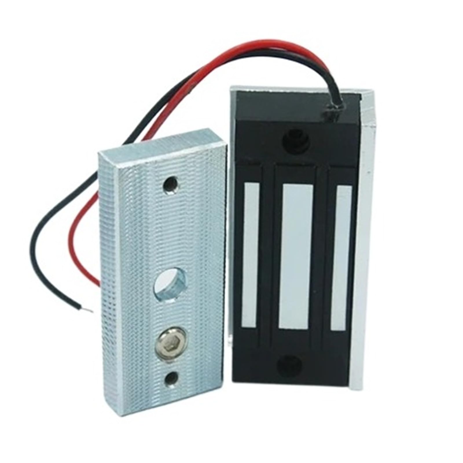 Powsi 60Kg Control Lock Magnetic Lock 100Lbs Electric Magnetic Lock Dc 12V Single Door Electromagnetic Lock Holding Force