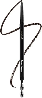 Mented Cosmetics | Eyebrow Pencil, Eyebrow Stencil, Eyebrow Brush, High Brow Pencil with Spoolie | Natural Looking Brows, All Day Wear | Cruelty-Free, Brow Down (Deep Brown)