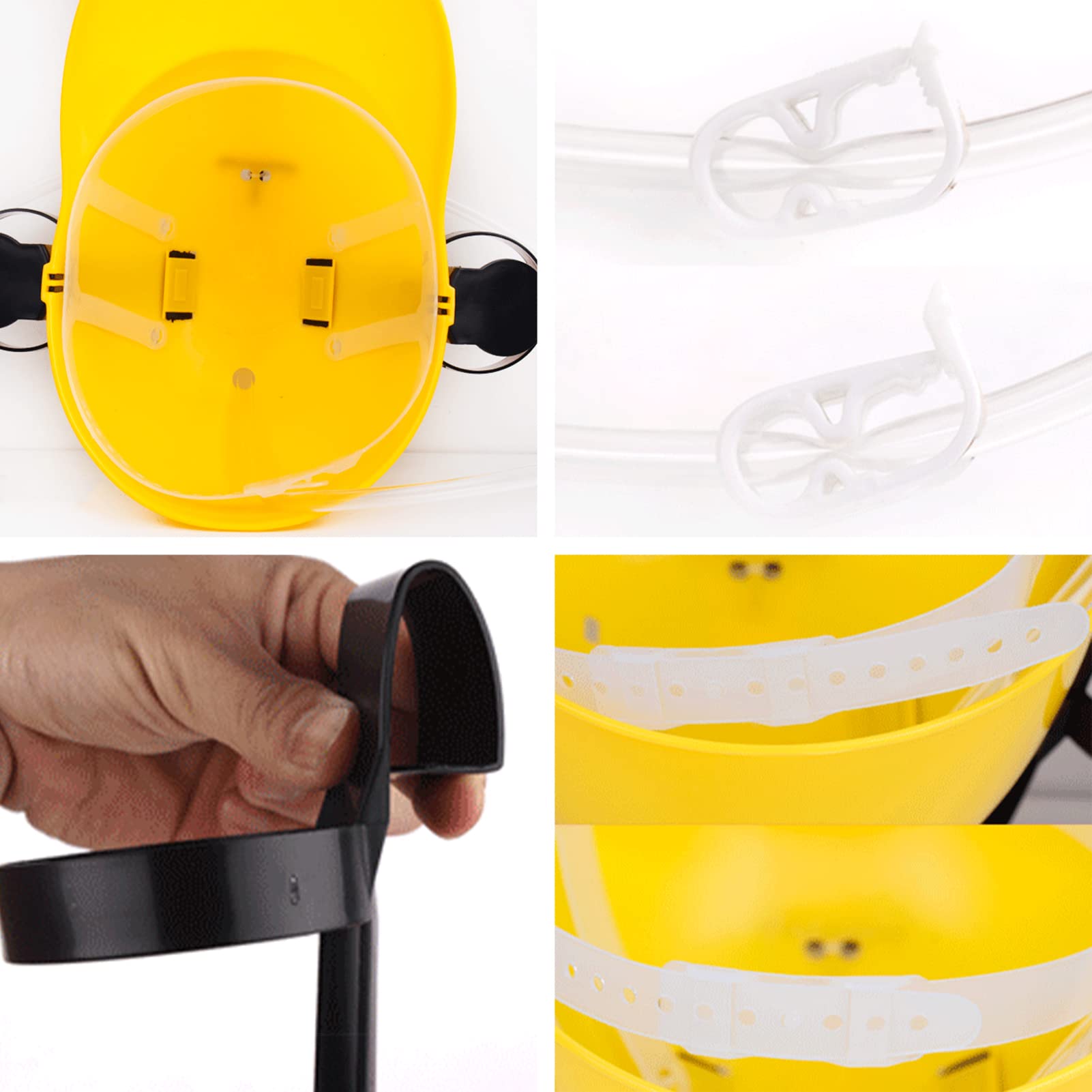 Jauhmui Casco da birra, per feste e birra, con tubo, porta bevande con 2 contenitori e tubo per bevande, ideale come regalo per feste di carnevale, divertente da birra, unisex, per la festa del papà