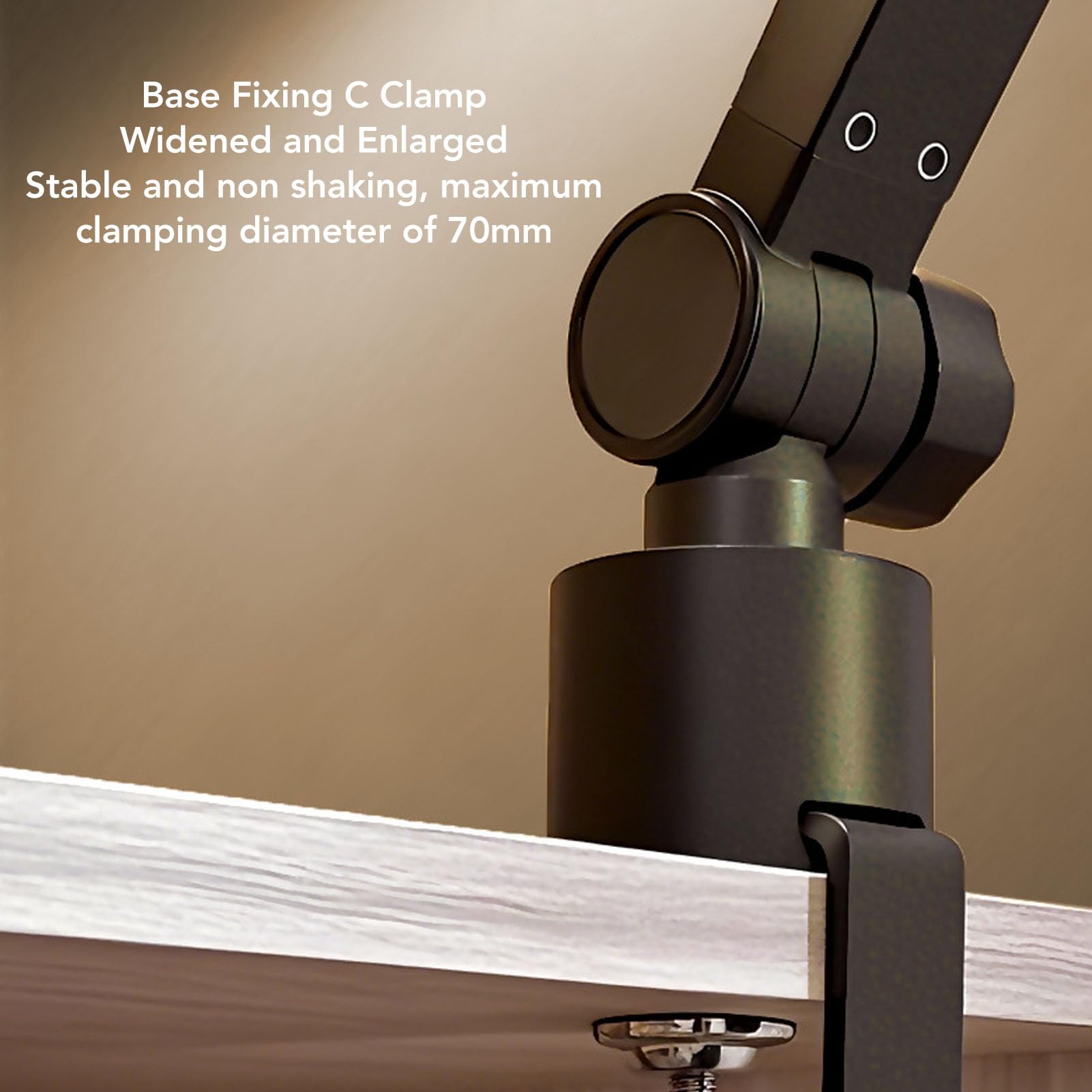 Bras Articulé Pour Micro, Pied De Micro Avec Pince De Fixation Pour Bureau Et Pince Pour Micro, Vis D'adaptation 3/8" À 5/8", Angle Réglable, Capacité De Charge De 2 Kg