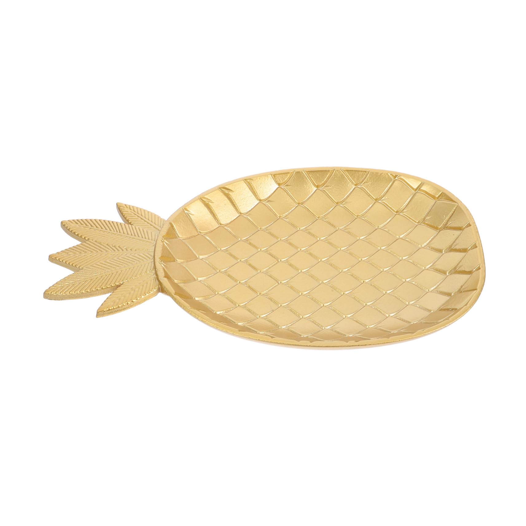 Unomor 1Pc Pineapple Shape Dessert Display Plate Home Plate for Cake Snack Storage Stylish Fruit Tray for Restaurant Home Decoration Practical Kitchen Accessory