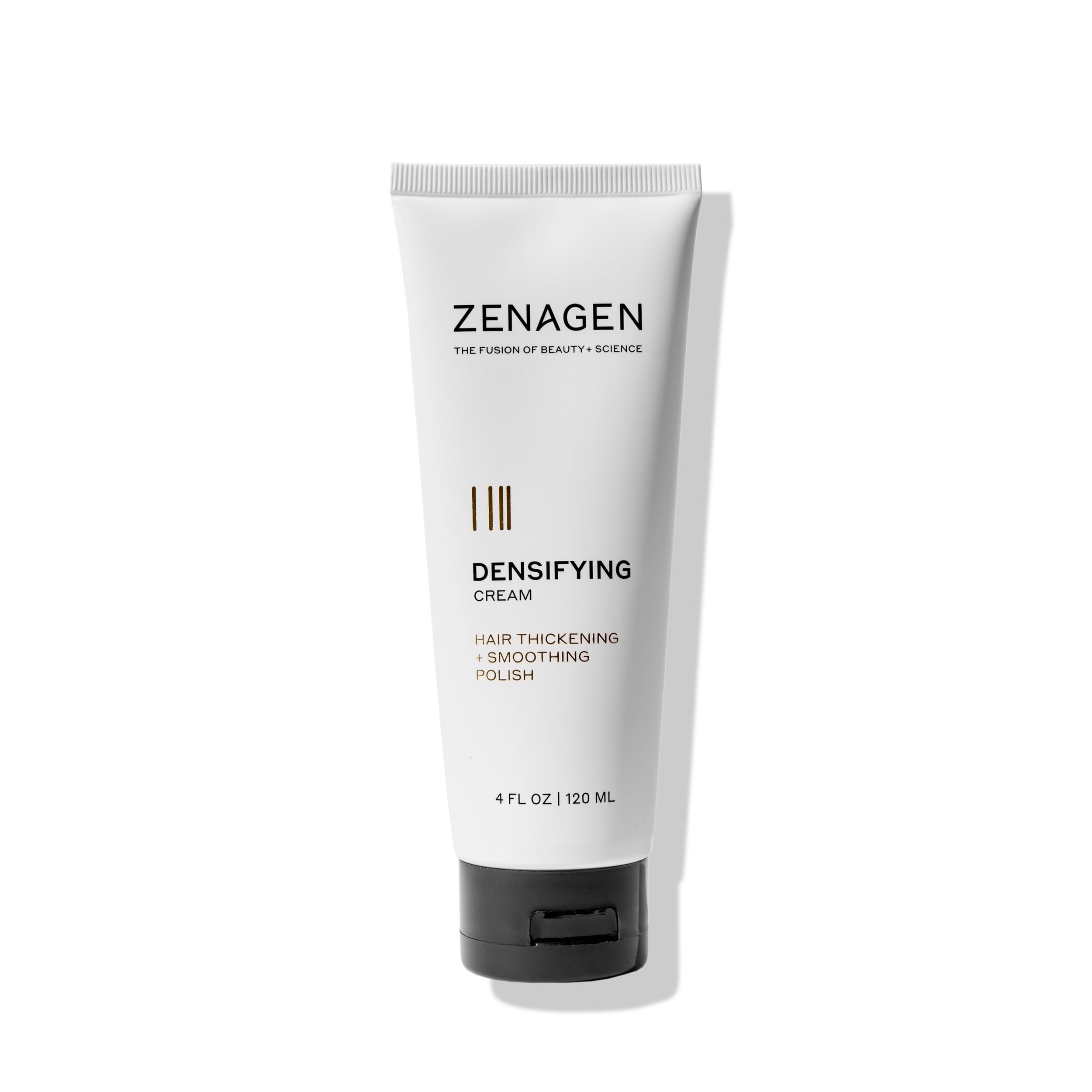 ZENAGEN Densifying Leave-In Cream | Thickening Smoother + Polisher, Enhances Hair Density, Strengthens & Hydrates, Smooths & Reduces Frizz, Plant-Based, Vegan, All Hair Types, 4 oz