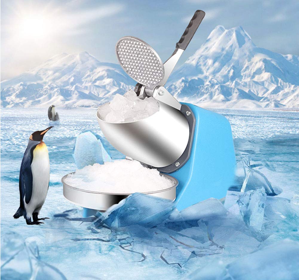 Utensilios de Bar, Trituradora de Hielo Eléctrica de Acero Inoxidable, Rompe Fácilmente Pedazos o Astillas de Bloque Grande, Perfecto para Mojitos, Cócteles y Granizados, 85kg/h