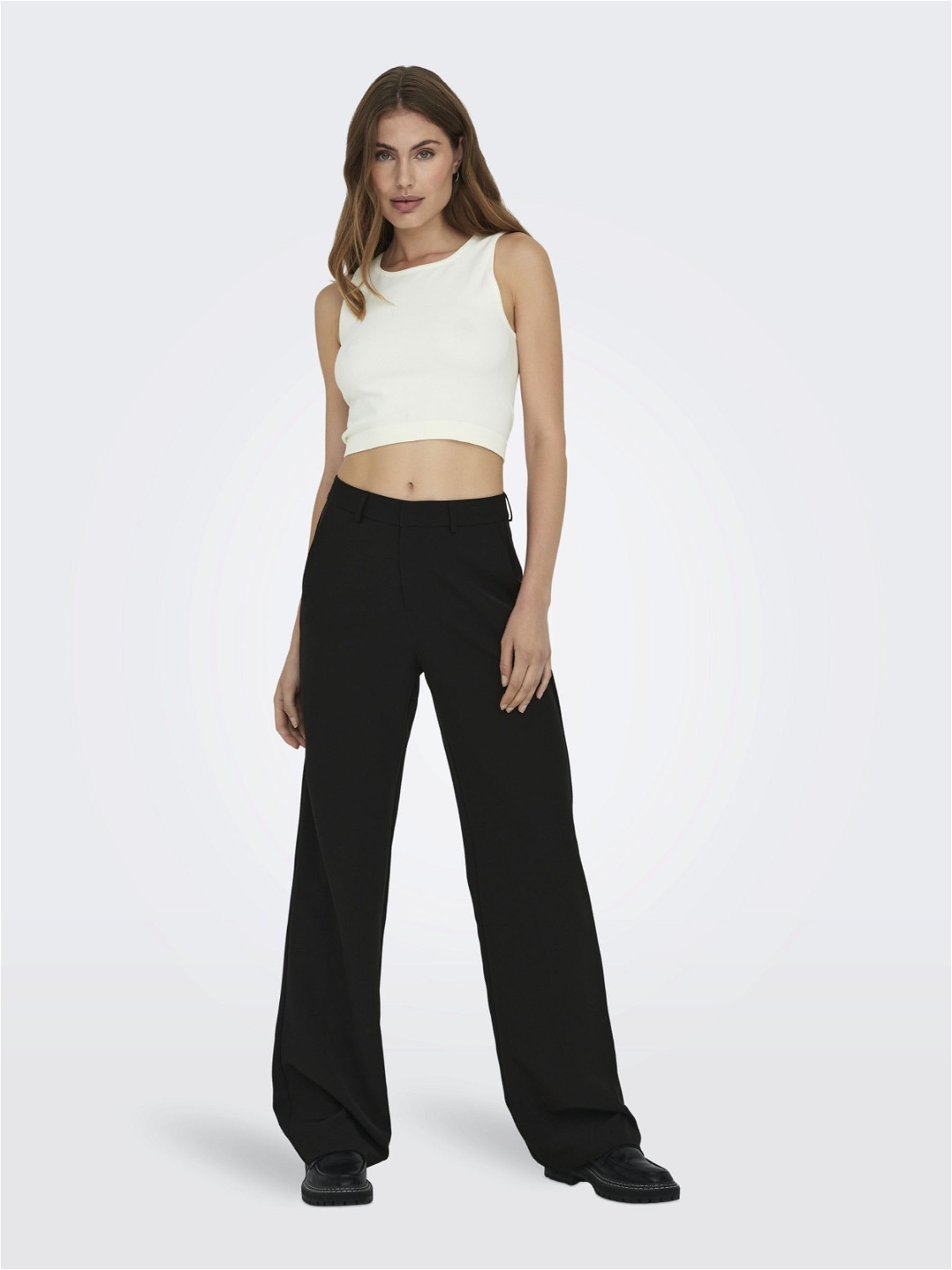 ONLY Female Hose mit weitem Beinschnitt ONLBERRY Weiter Beinschnitt Hose mit weitem Beinschnitt