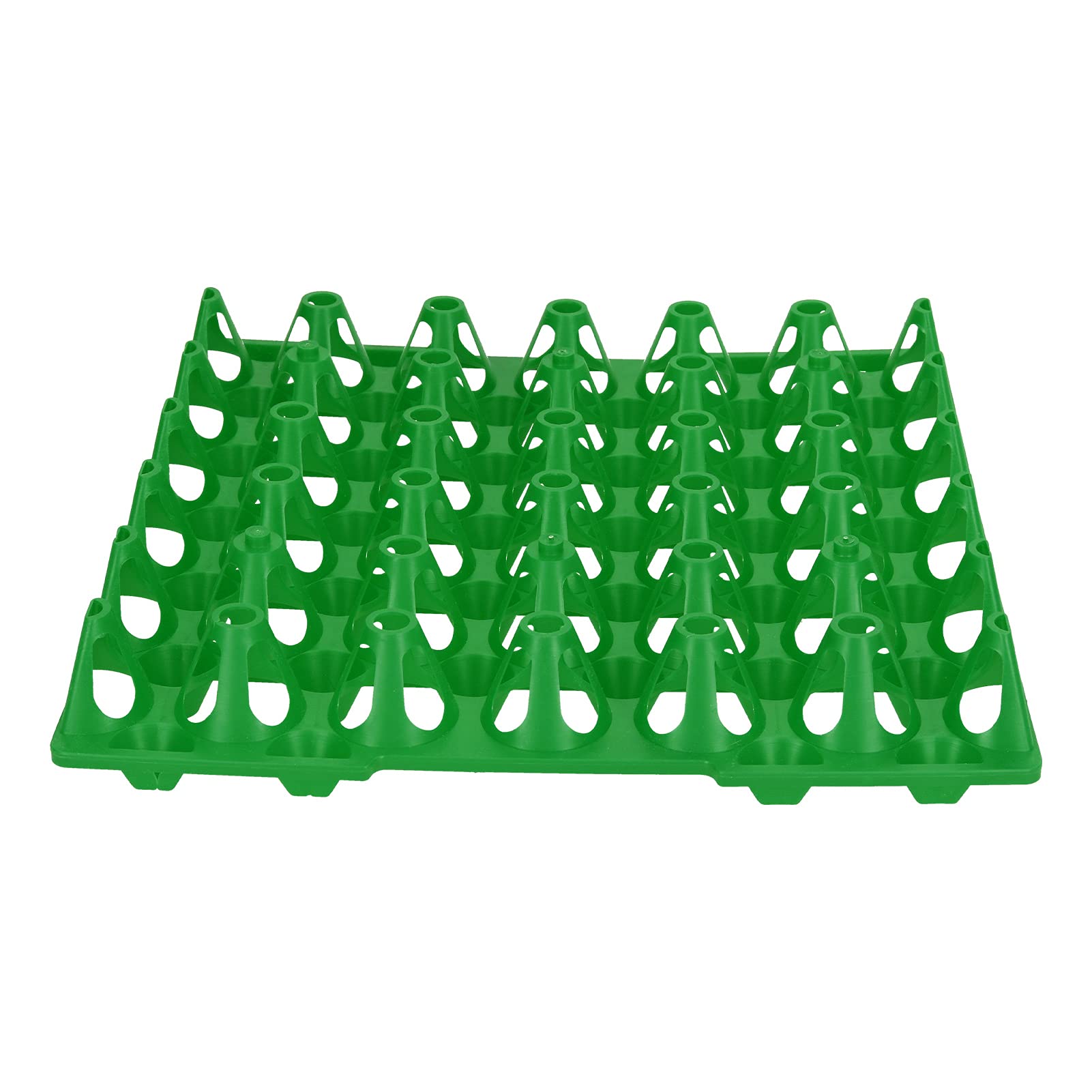 Plateau à œufs en Plastique 30 Cellules, pour le Stockage et le Transport des œufs en Toute sécurité, 5 Unités (Vert)