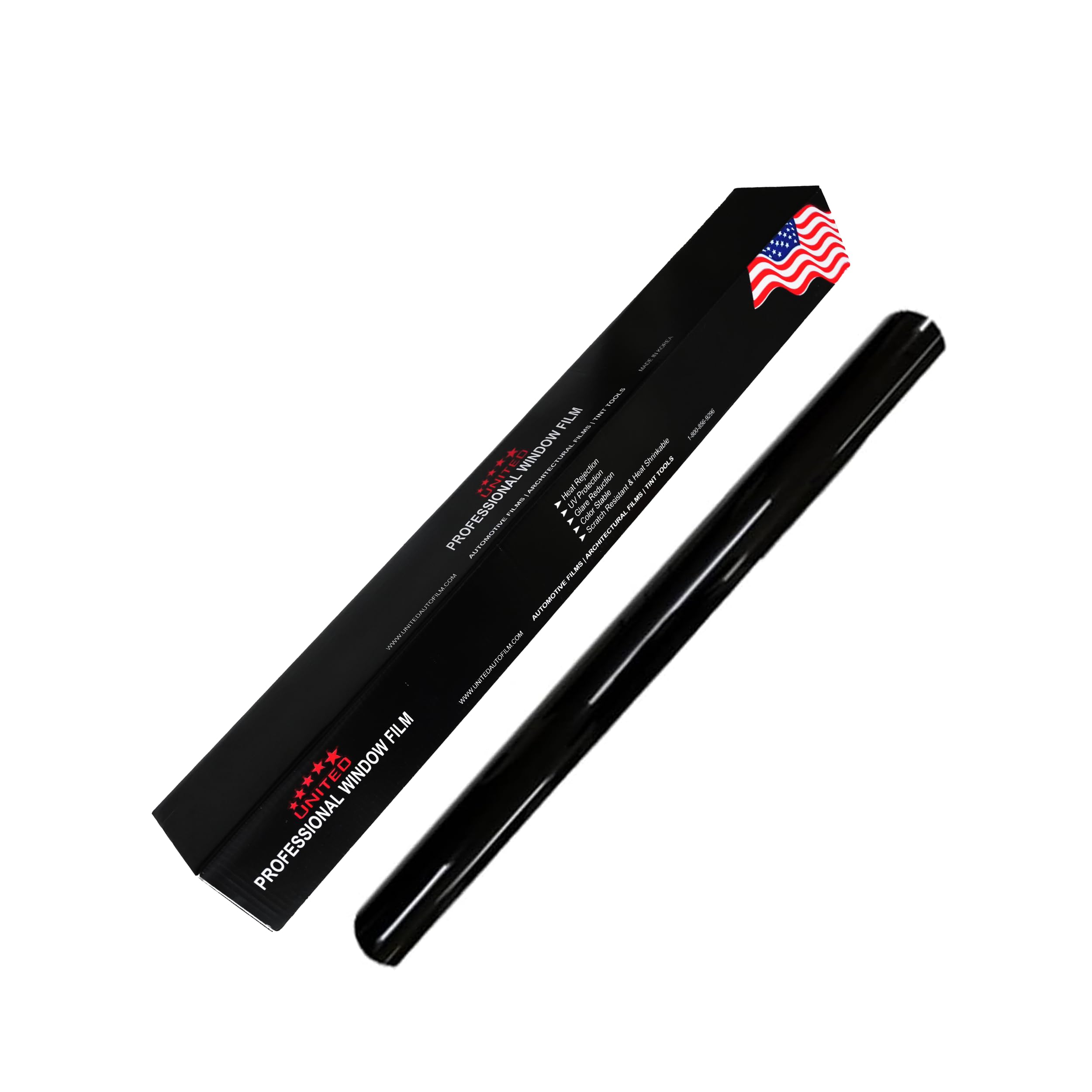 United Ceramic Window Tint Car 24In x100Ft 2Ply Nano Ceramic IR-95 with 70% VLT - Outstanding Clarity & Views Window Tint for Car Home Blocks UV/IR