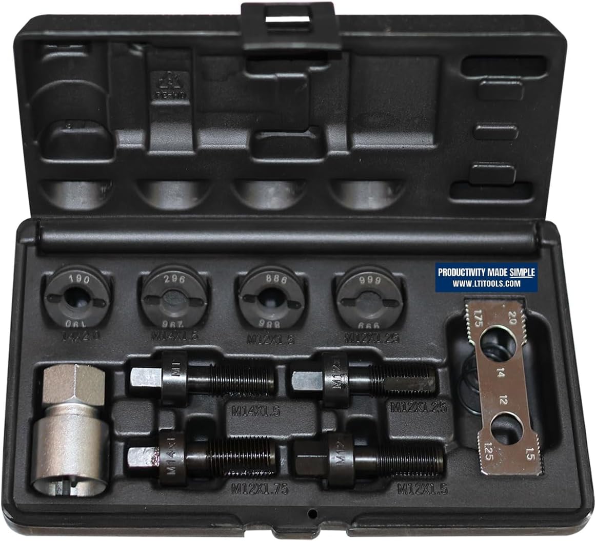 LTI Tools 10 Pc Wheel Stud Rethread Kit