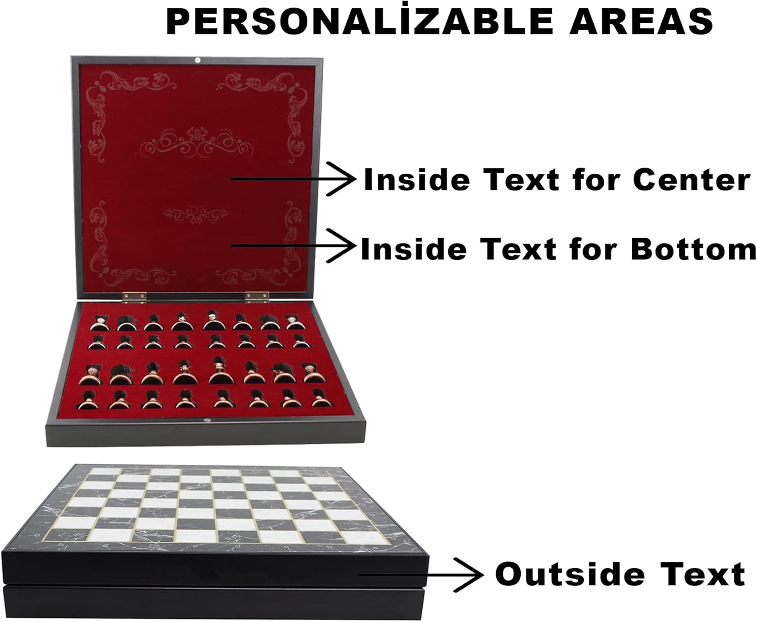 Perfect Graduation Gift - Personalizable Luxury Chess Set